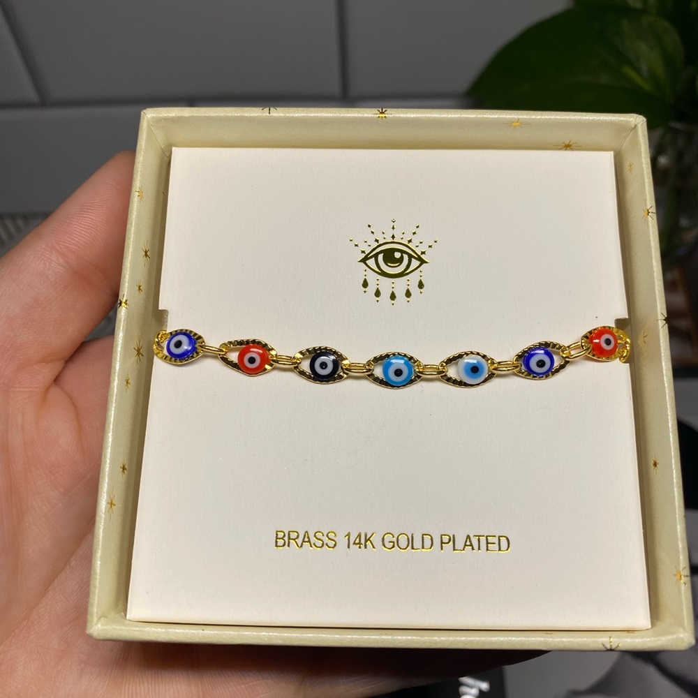 Evil eye bracelet